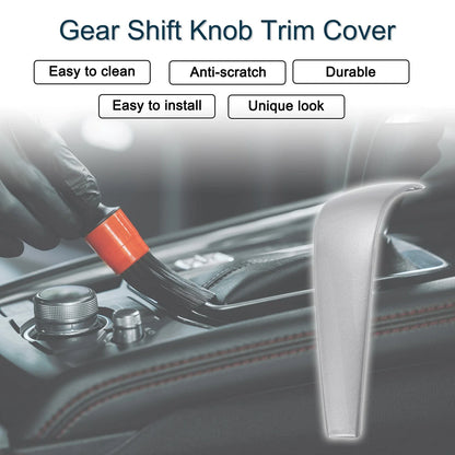 ABS Gear Shift Knob Cover Sticker for BMW 1 Series / 3 Series / Z4 / X1 (2005-2012)