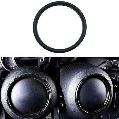 Car Steering Wheel Center Ring Cover Black for BMW MINI F54 F55 F56 F57 F60 (2014-2023)