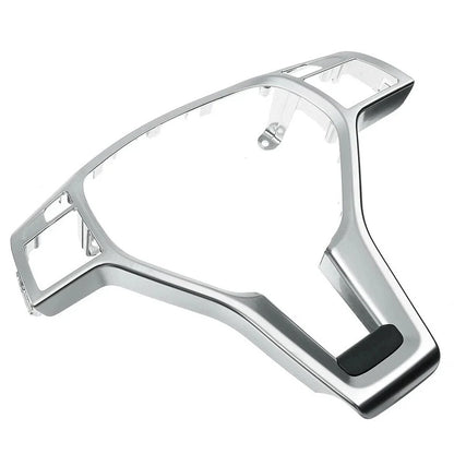 Custom Fit Silver Steering Wheel Trim for Benz CLA Class W117 (2012–2014)