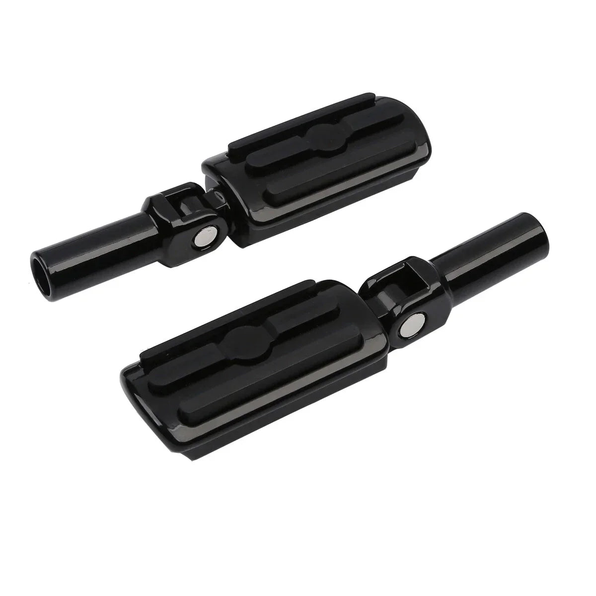 Black Footpegs Mounts for Harley Softail Slim, Cross Bones (2012-2017, 2008-2011)