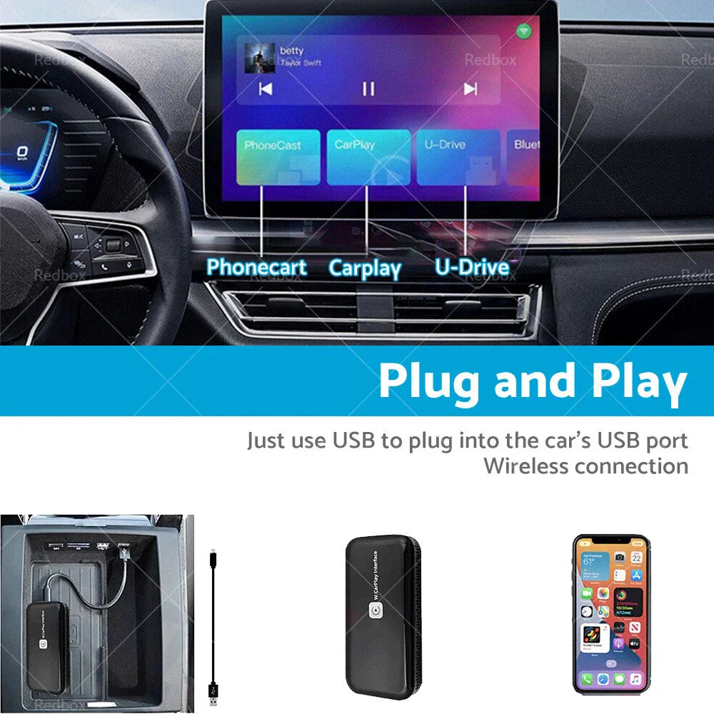 5G Wifi Carplay Dongle USB Adapter for Carplay Mirror Link