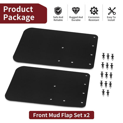 Front Mud Flap Set for Kawasaki Teryx KRX 1000 ES KRF1000 (2020–2024)