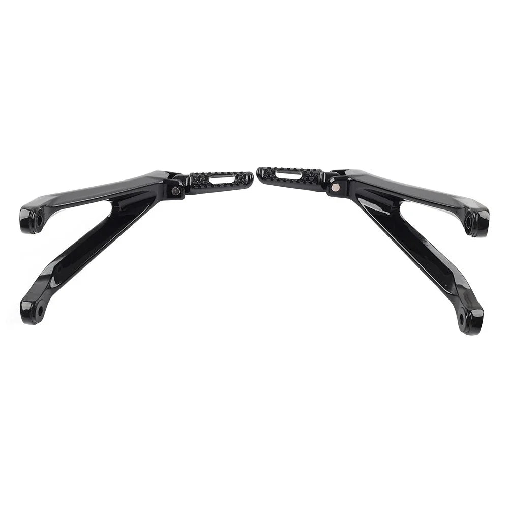 Black Rear Passenger Footrests Pegs for Honda CBR1000RR (2008-2016)