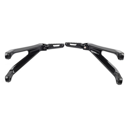 Black Rear Passenger Footrests Pegs for Honda CBR1000RR (2008-2016)