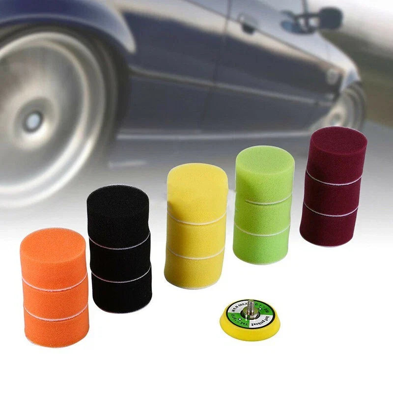 16pcs Round Sponge Waxing Polishing Pads for Car