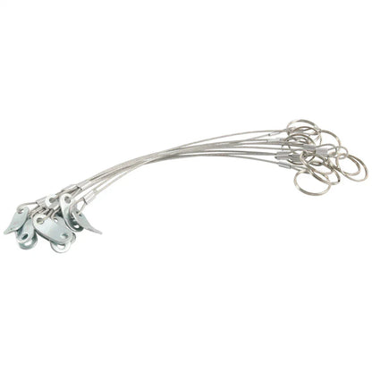 10Pcs D-TYPE Lock Pin & Rope Safety Coupler Pin for Trailers