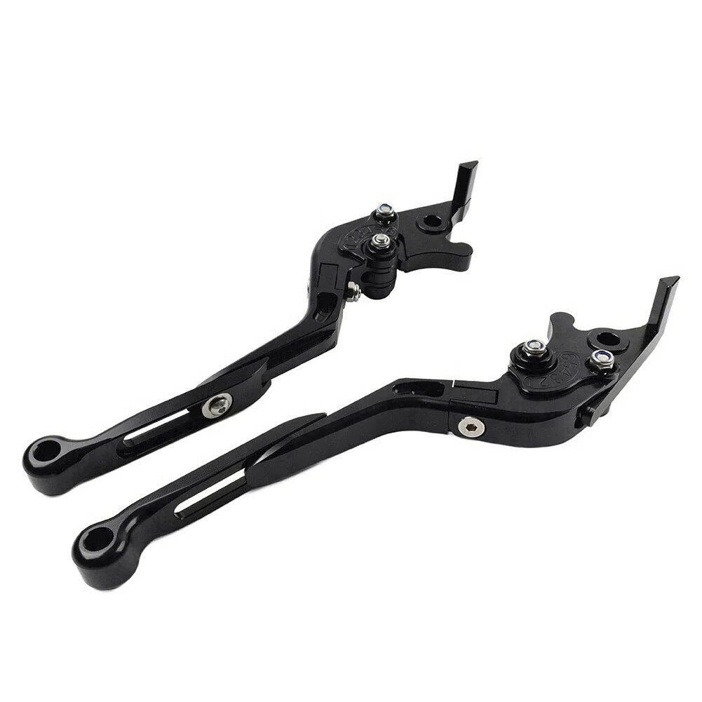 Black Extendable Brake Clutch Levers for Kawasaki Z650 Z900 Ninja (2017-2022)
