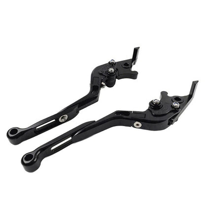Black Extendable Brake Clutch Levers for Kawasaki Z650 Z900 Ninja (2017-2022)