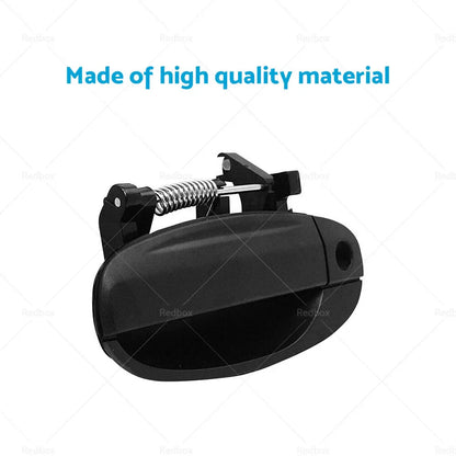 Front Left Outer Door Handle Black for Holden Barina TK Hatch (2005-2010)