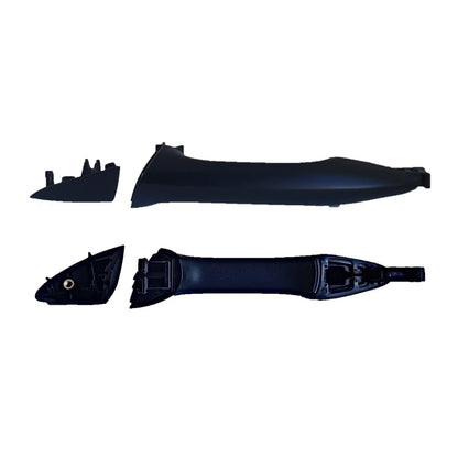 Door Handle Set 4x Front Rear Left+Right Outer Black for Hyundai i30 GD (2012–2017)