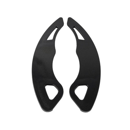 Black Steering Wheel Paddle Shifter Extensions for VW Golf, Polo, Jetta, Scirocco (2013-2020)