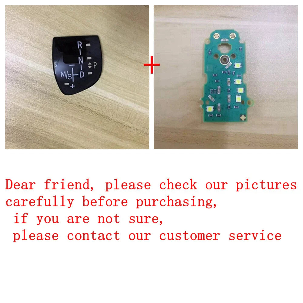 Gear Shift Knob Panel w/LED Circuit Board for BMW X3 X4 X5 X6 (2004–2023)