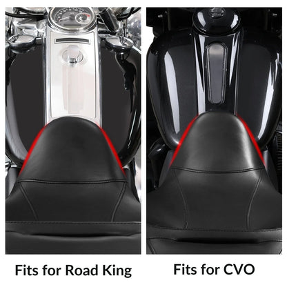 Driver Passenger Seat Backrest Pad for Harley Street Road Glide (2014-2023)