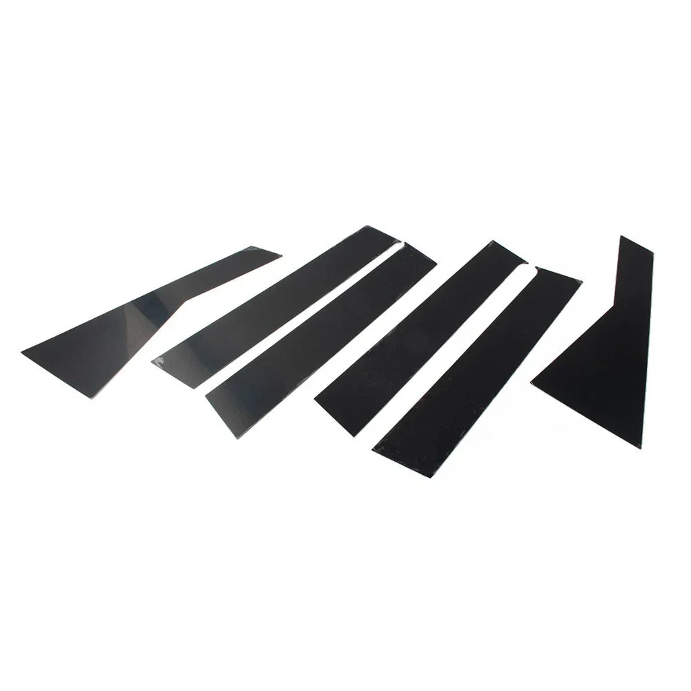 6 x Car Door Window Pillar Post Trims for Dodge Journey (2009-2020)