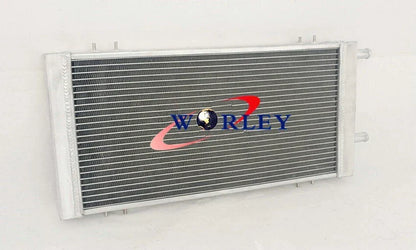 Universal Aluminum Radiator Air to Water Intercooler Heat Exchanger Silver