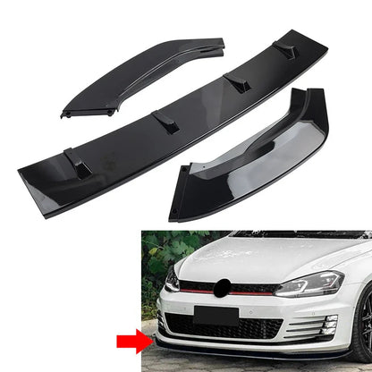 Front Bumper Splitter Lip for Volkswagen Golf MK7 R R Line (2013-2016)