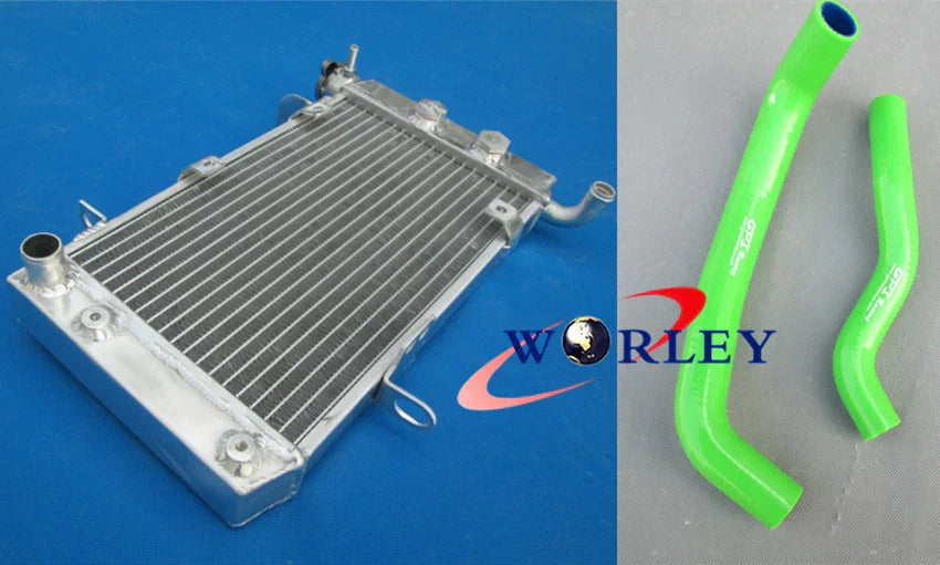 Aluminum Radiator + Yellow Hose for Suzuki LTZ400 KFX400 DVX400 (2003-2008)