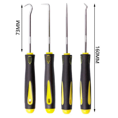 4pcs Car Pick & Hook Set for Pulling O Rings