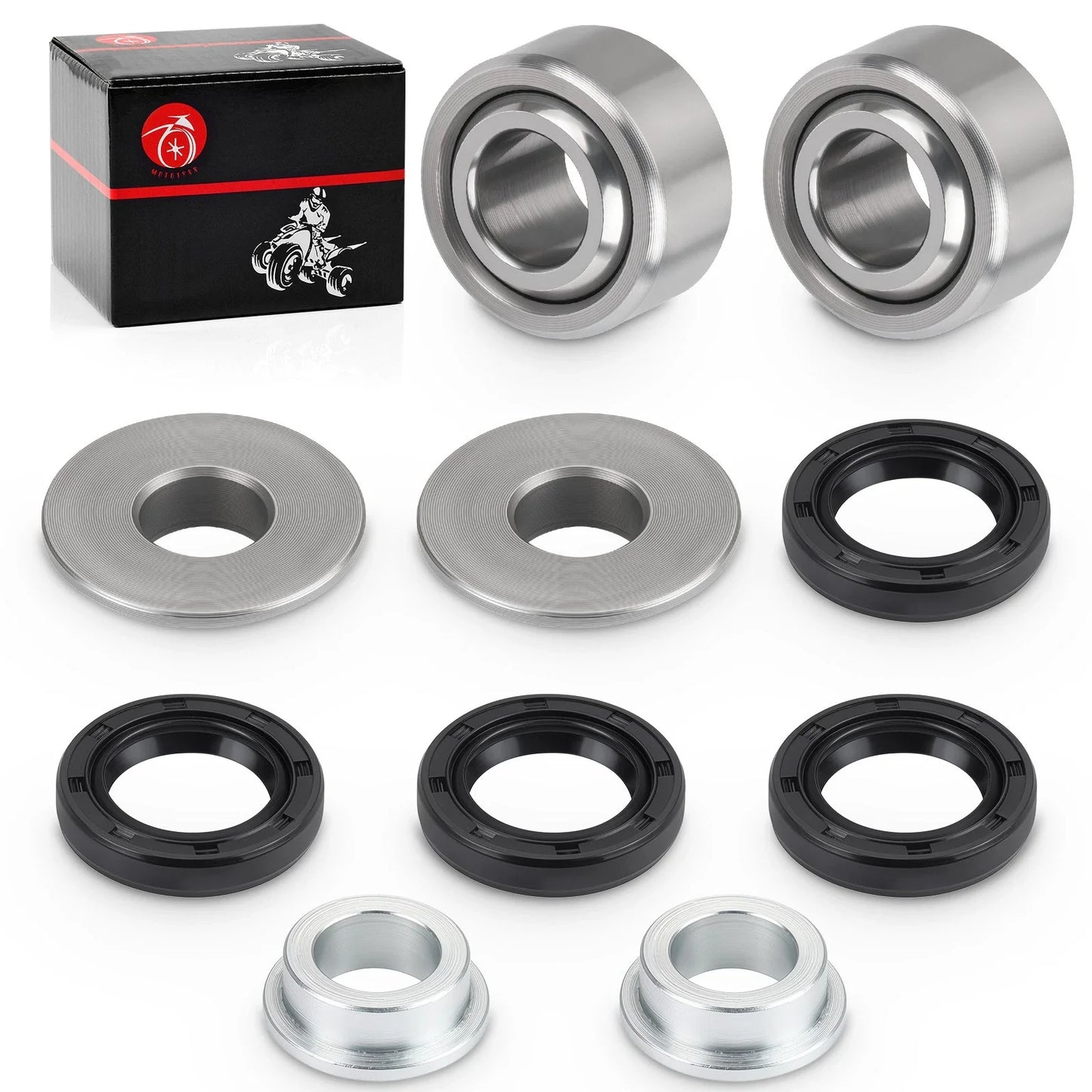 Rear Shock Bearing Seal Rebuild Kit for Yamaha IT200 / TT350 (1984–1987)