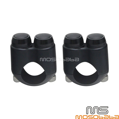 1" Black Handlebar Switches Button Control for Yamaha RD125/250 XS1100 (1973-1980)