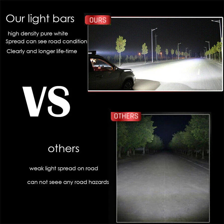 3" RGB Halo Ring LED Work Light Pods for Car (No Year Specified)