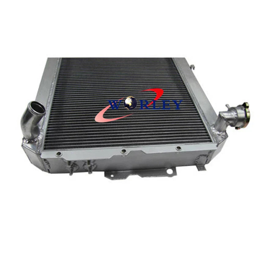 Aluminum Radiator + Fans for Toyota Landcruiser 60 Series FJ60 FJ61 FJ62 (1980-1990)