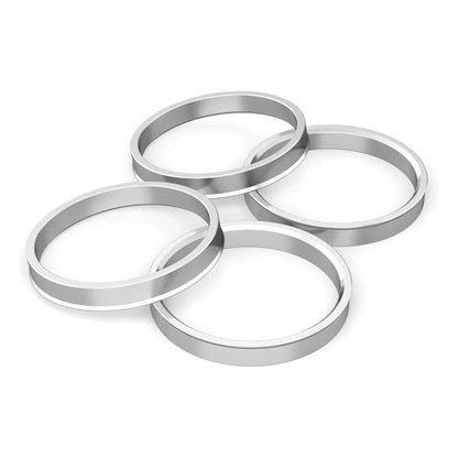 4 x 73.1 to 56.1 mm Aluminium Alloy Hub Centric Rings for Car Wheel Spacer