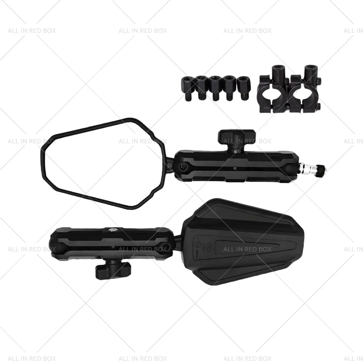 7/8" Handlebar Mount ATV Adventure Mirrors for Honda CRF300L 250L (2021-2023)