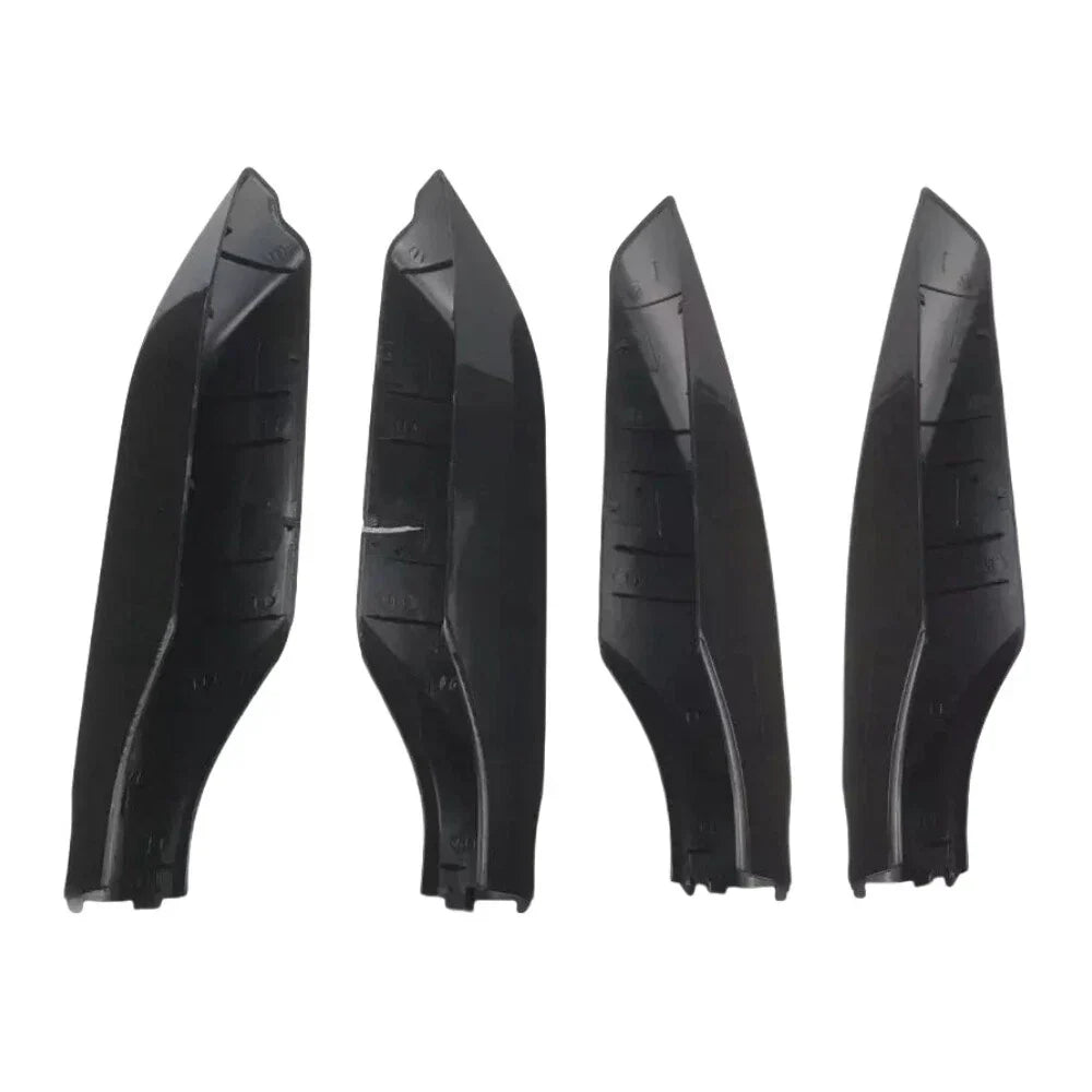 4 x Glossy Black Roof Rack Rail End Cover Caps for Toyota Prado (2010-2018)