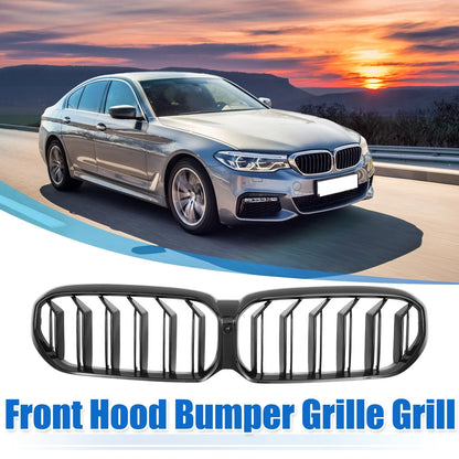 Front Hood Bumper Grille Double Slat for BMW 530i xDrive 540i M5 G30