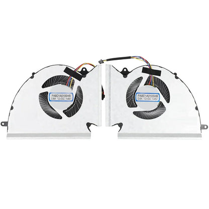 Cooling Fan Set for MSI GP76 GE76 MS-17K2 MS-17K3 (2021-2023)