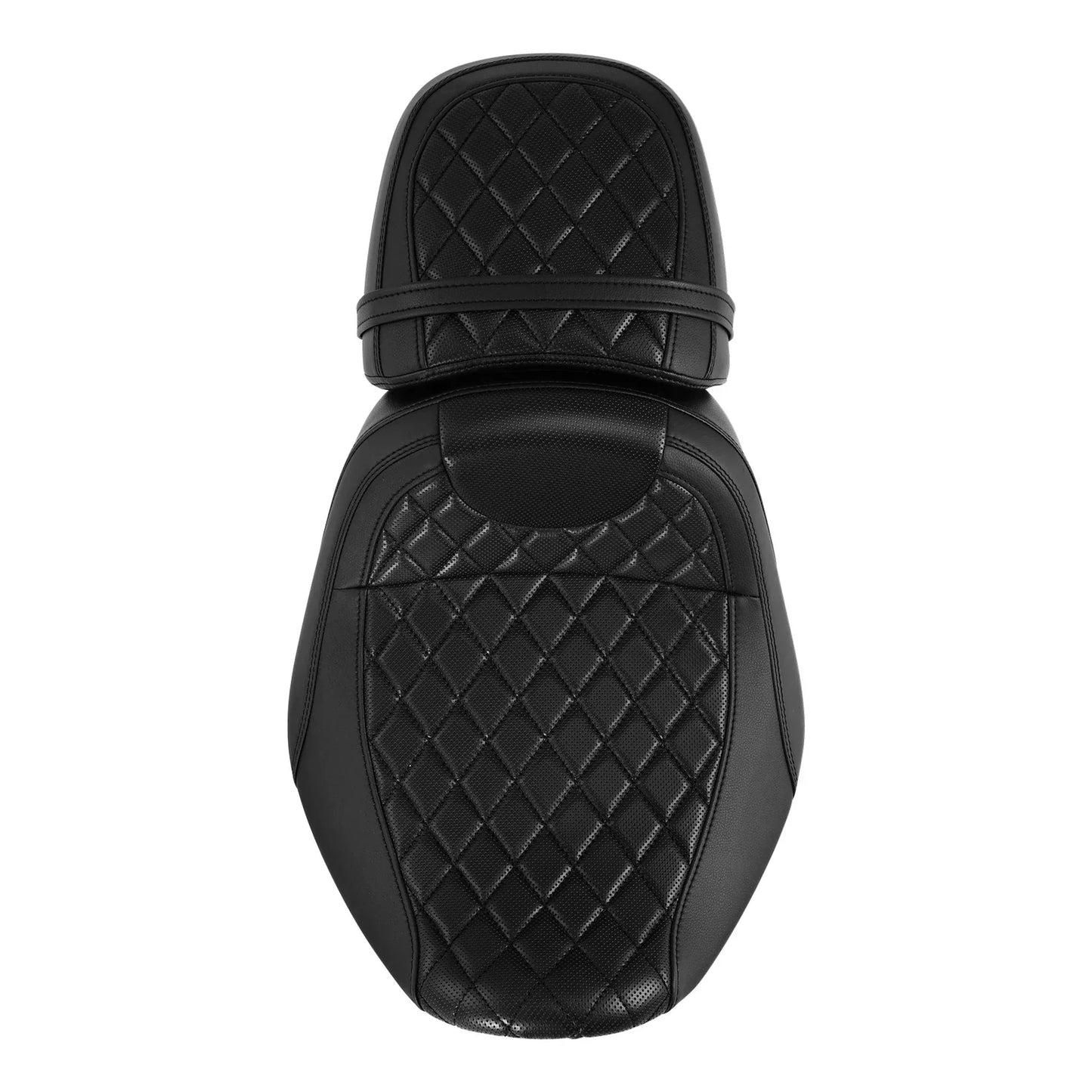 Black Gel Driver & Passenger Seats for Harley CVO Street Road Glide (2023-2025)