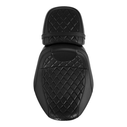 Black Gel Driver & Passenger Seats for Harley CVO Street Road Glide (2023-2025)