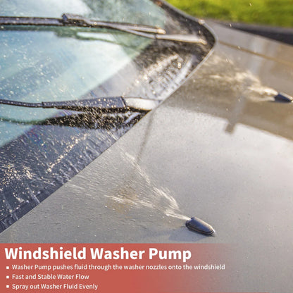 Windshield Washer Pump w/Grommet for Mercedes-Benz E-Class (2003-2009)