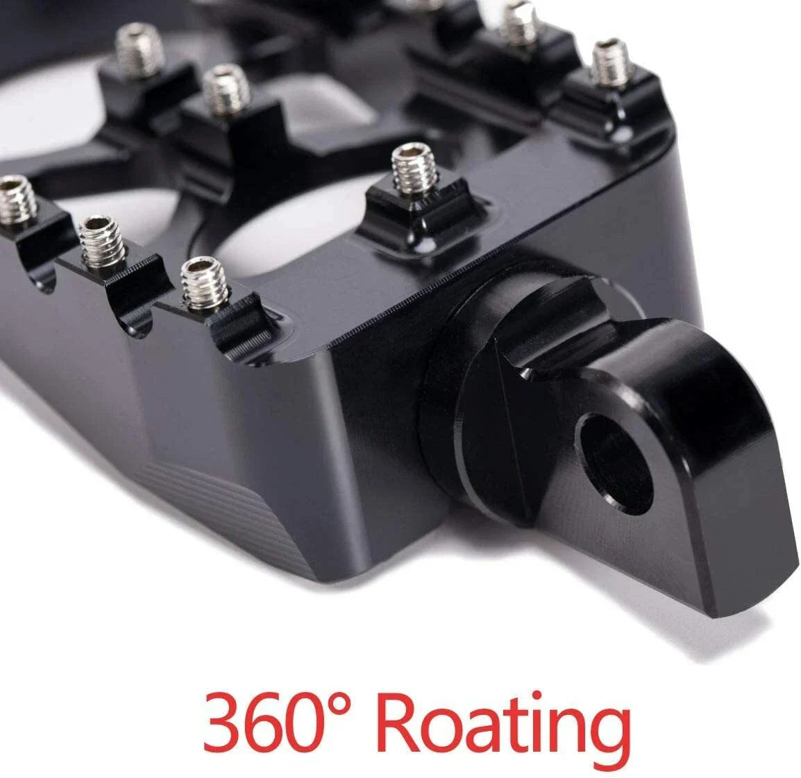 Black Foot Pegs for Harley Sportster Touring Softail Dyna