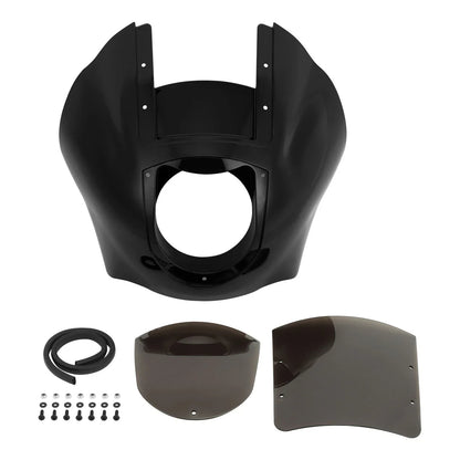 Quarter Fairing Smoke Windshield & 49mm Fork Clamps for Harley Sportster 48