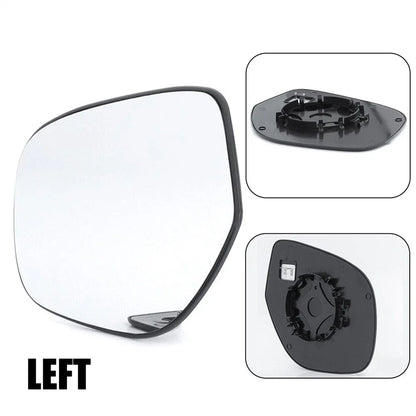 Heated Left Wing Mirror Glass w/ Backing for Mitsubishi Outlander (2014-2020)