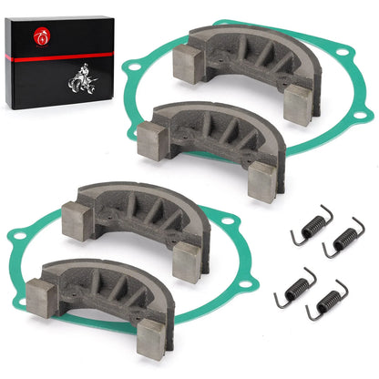 4x Brake Shoe Set w/ Springs Gasket John Deere 750 770 790