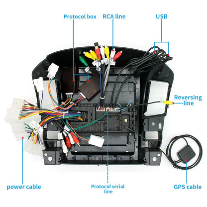 9.7'' Vertical Stereo Radio GPS for Toyota Harrier, Lexus RX300 (1998-2003)