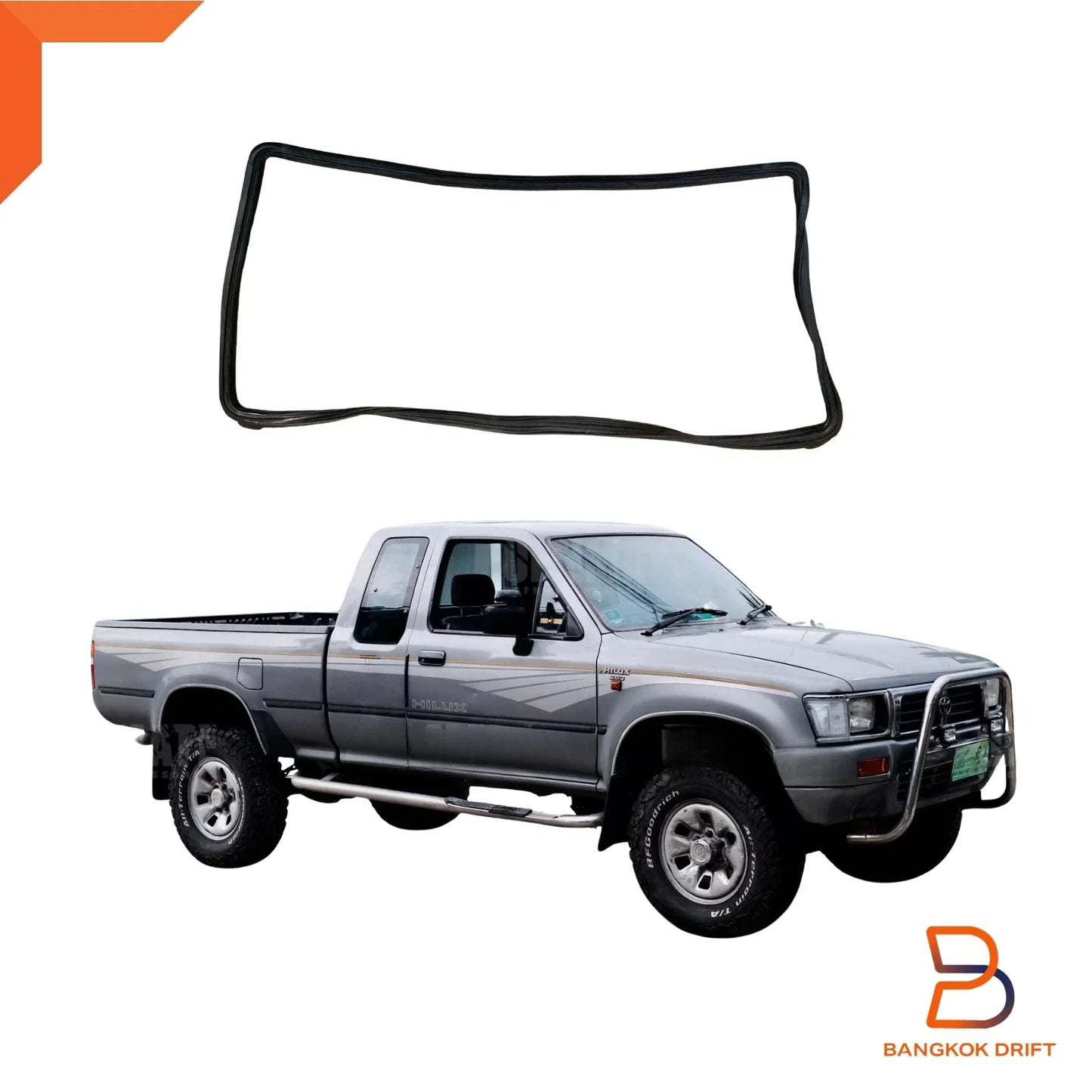 Windshield Weatherstrip Seal Rubber for Toyota Hilux Ute (1988-1996)