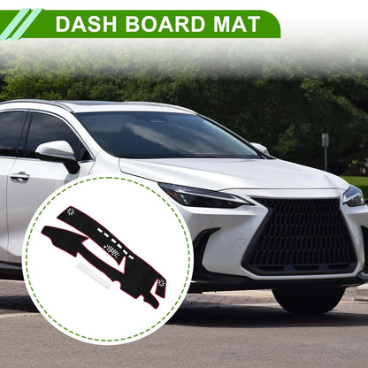 Dashboard Cover Mat for Lexus ES 2019-2022 Sun Protector Pad Black Red