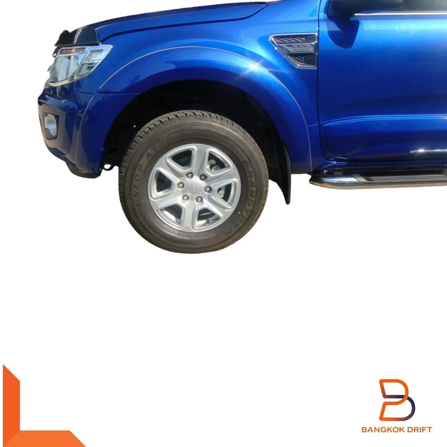 36C Metro Grey Fender Flares for Ford Ranger T6 PX1 (2012-2015)