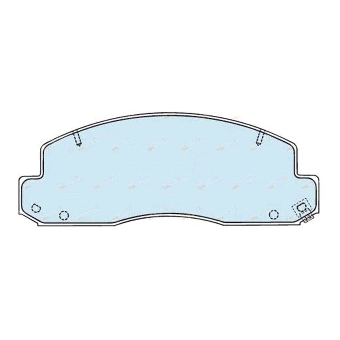 Front Disc Brake Pad Set for Toyota Coaster BB40 3.4L 3B (1993–1999)