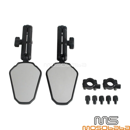 Universal Adjustable Side Rearview Mirrors 8mm/10mm for Honda Suzuki Yamaha