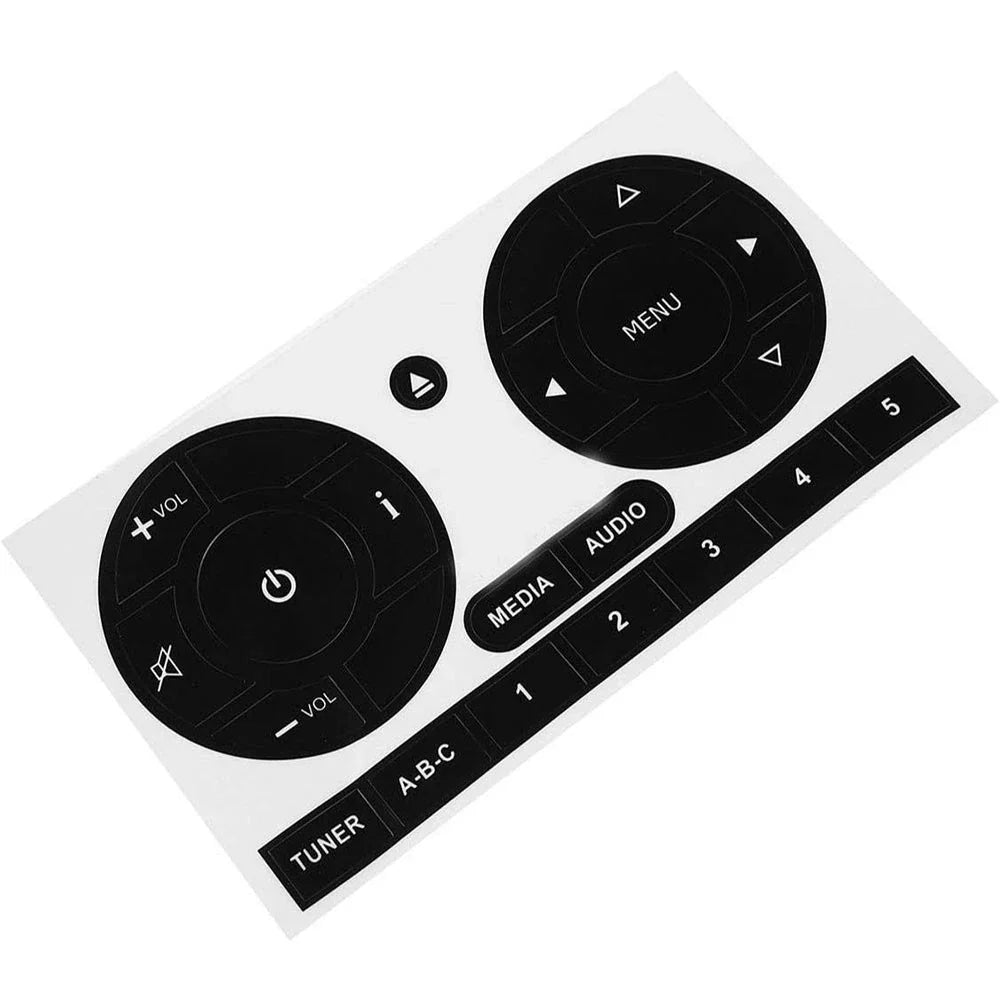 Fiat 500 Radio Button Repair Decal Sticker (2011-2016)
