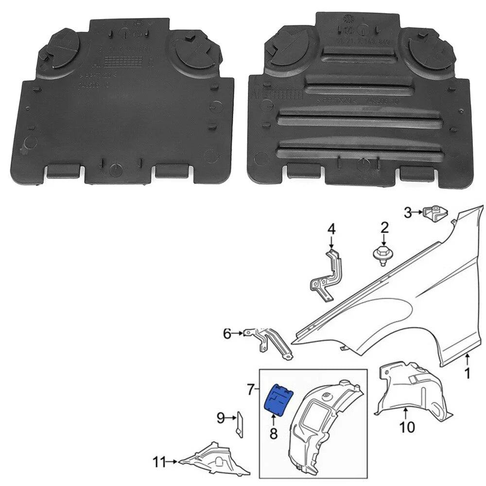 Fender Liner Access Cover for BMW E82 E88 E90 E91 (2007-2013)