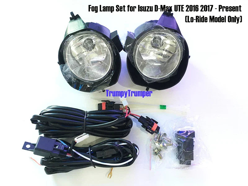 E4 Fog Lamp Light Set for Isuzu D-Max DMAX SX (2016-2023)