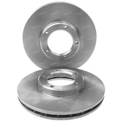 2 x Disc Brake Rotors for Toyota Dyna LH80 LY81 Truck (1985–1988)