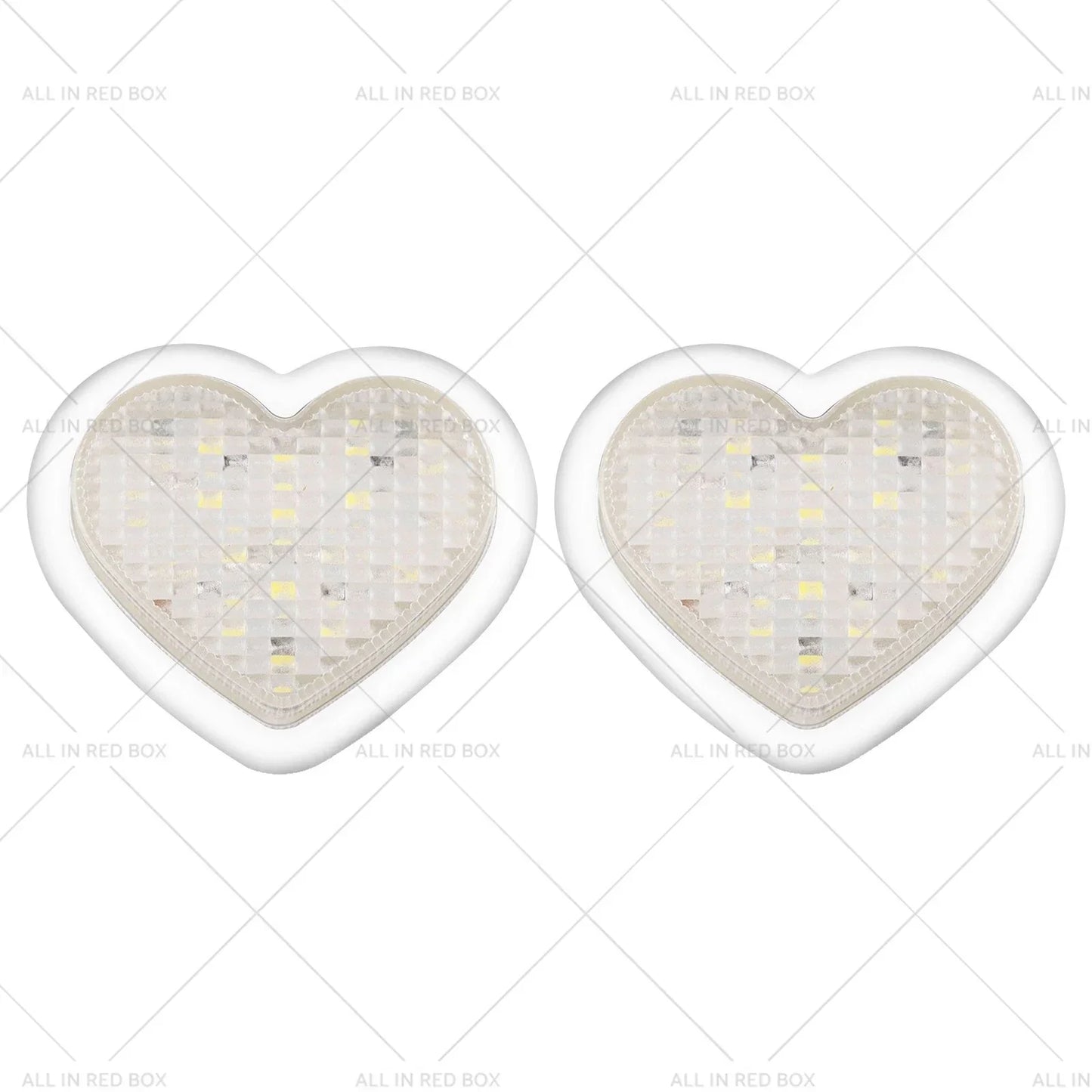 12V LED Side Marker Indicators - Clear Flash for Heart