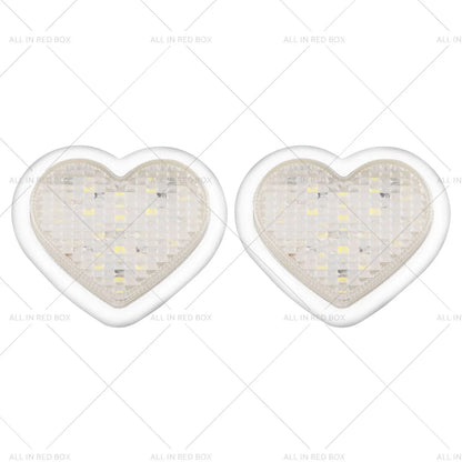 12V LED Side Marker Indicators - Clear Flash for Heart